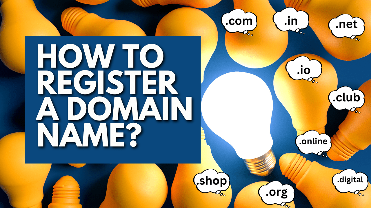 How To register a domain name